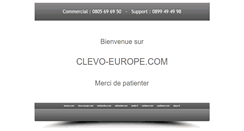 Desktop Screenshot of clevo-europe.com